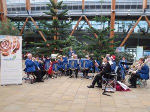 Festive support from Escafeld Brass Band