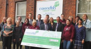 Sheffield Hallam Staff raise £37,000 for Cavendish