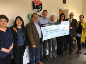 Martin-Brooks donates latest charity cash