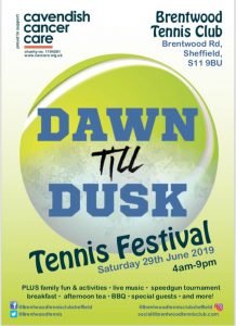 Dawn till Dusk Tennis Festival: Timetable of events