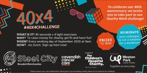 Steel City Marketing celebrate their 40th Anniversary with #40x4Challenge